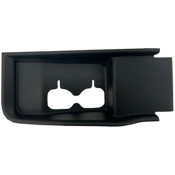 Front Right Passenger Side Tow Hook Bezel - Black - Compatible with 2020 - 2022 Ford F-250 Super Duty (without Adaptive Cruise) 2021