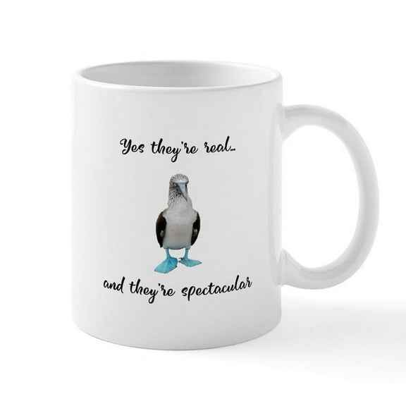 CafePress - Blue Footed Booby Mugs - 11 oz Ceramic Mug - Novelty Coffee Tea Cup
