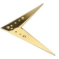 thumbnail image 4 of 6 Cordes Vee Style V pour Guitare Pont Queue Compatible avec Accessoires de Guitare Flying V (Or), 4 of 8