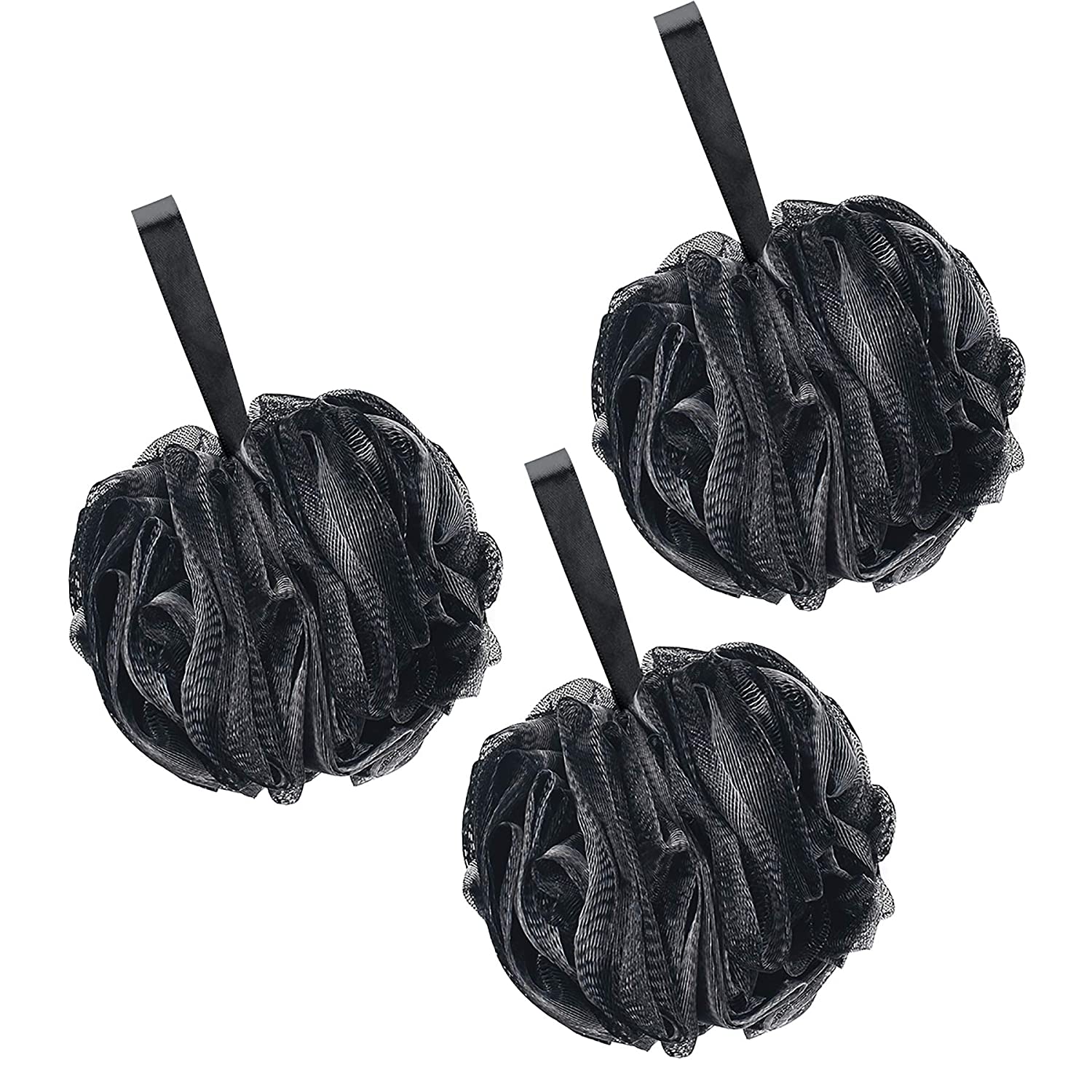 Bath Loofah Sponge, Shower Sponge Loofahs 60g/pcs Soft Body Scrubber Ball, Exfoliating Bath