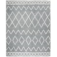 thumbnail image 2 of Safavieh  Handmade Equinox Shag Gaylene Polyester Rug Grey/Cream 8' x 10' 8' x 10' Cream, 2 of 7