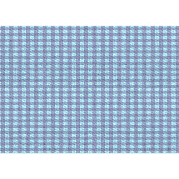 Ahgly Company Indoor Rectangle Patterned Light Purple Blue Area Rugs, 2' x 4'