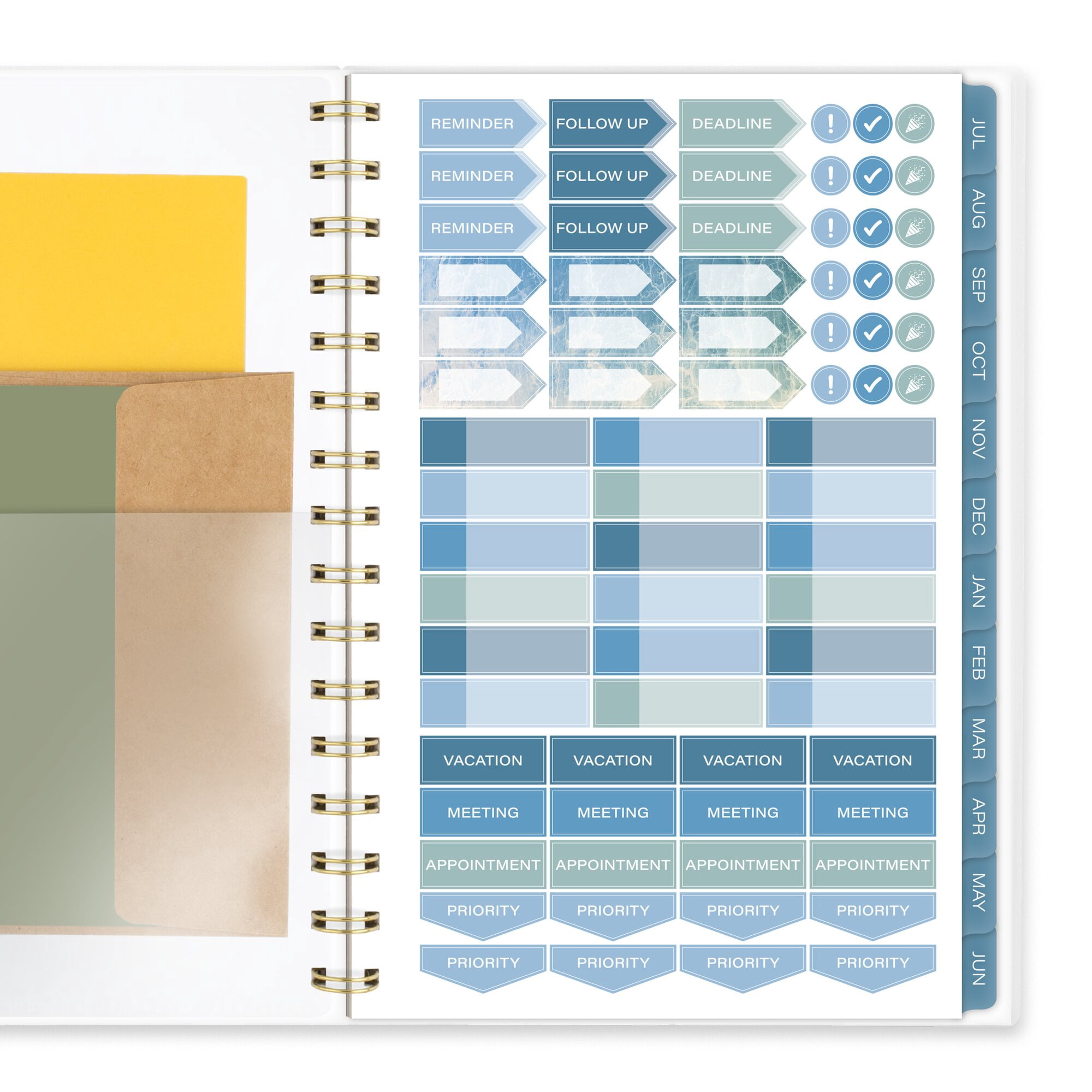Mead Cambridge Oceana Academic 2026-2027 Weekly Monthly Planner Small 5 12 x 8