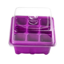 VerPetridure Horticultural sowing seedling tray seed seedling box (without nutrient soil)9 Hole Plant Seed Grows Box Nursery Seedling Starter Garden Yard Tray Hot