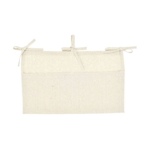 Organizador Colgante De Lino Para Cuna De Bebé Para Decoración De Cabeceras De Almacenamiento De Guardería Eigraketly BA000687-01