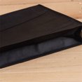 thumbnail image 3 of GOOHOCHY 5 bolsas de tela no tejida, plegables y reutilizables para compras al aire libre (negras, 30 x 25 x 10 cm), 3 of 8