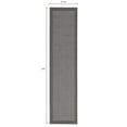 thumbnail image 4 of (2 pack) Mainstays Faux Sisal Olefin Runner Rug with Gray Border, 2'6" x 10", Indoor Use, 4 of 9