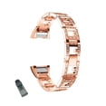 thumbnail image 1 of Bracelet de Montre en Acier Inoxydable RZK Bracelet Ajustable de Remplacement pour Fitbit Charge 2 pour Femmes-Or Rose, 1 of 2