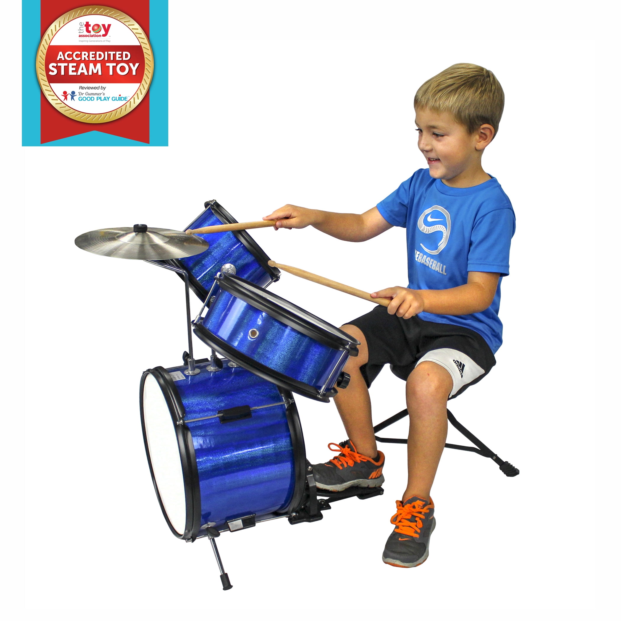 Ready Ace DS-5MB Junior Drum Set for Kids Ages 4 Years and Up