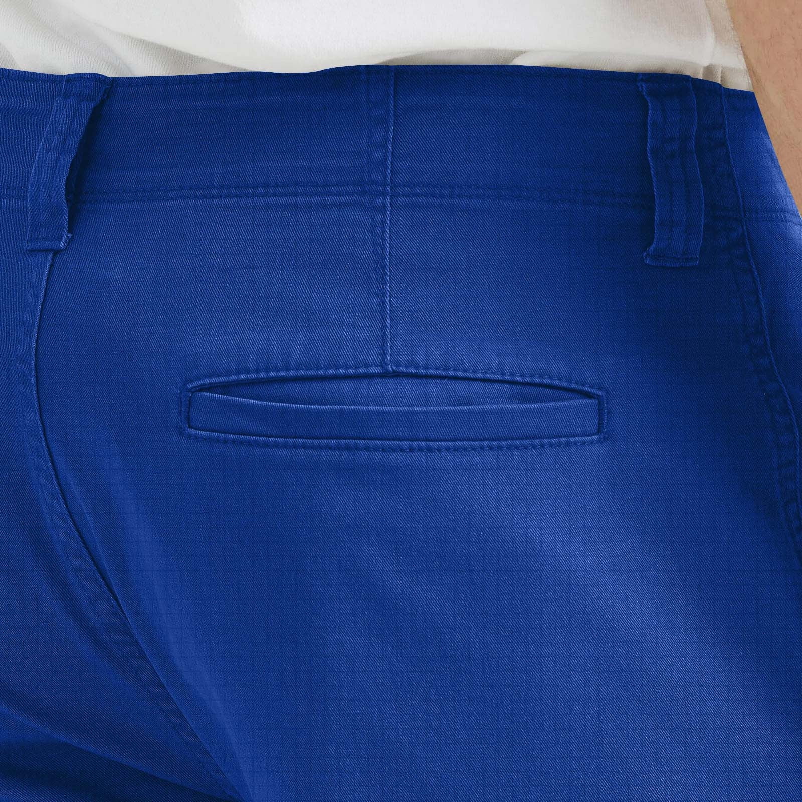 IYTR Cargo Shorts for Men Solid Color Lightweight Casual Work Pants Summer Outdoor Hiking Golf Athletic Shorts Multi Pocket (Blue,XXXL)