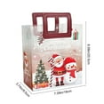 thumbnail image 3 of Rapeiae Christmas Transparent Hand-helds Gift Bag Christmas Eve Apples Gift Box Candy Bag Creatives Souvenir Hand Bag, 3 of 6