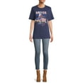 thumbnail image 2 of Bruce Springsteen Women's Junior USA Short Sleeve Graphic Tee, 2 of 5