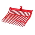 thumbnail image 3 of Repuesto de cabezal de horquilla para estiércol, herramienta de jardinería resistente con púas en ángulo, rastrillo para estiércol de caballo para Rojo, 3 of 9
