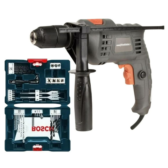 Juego de brocas y Puntas Bosch + Rotomartillo Gladiator.