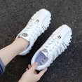 thumbnail image 2 of Vedolay Flats Sneakers Women Slip On Leisure Shoes Non Slip Fashion Comfortable Flats Loafer,White 8, 2 of 4