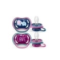 thumbnail image 3 of Philips Avent Ultra Air Pacifier 18m+, steel blue elephant / pink hello, 2 pack SCF349/22, 3 of 8