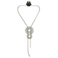 thumbnail image 2 of Mi Amore Statement-Necklace Silver-Tone, 2 of 3