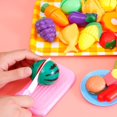 thumbnail image 3 of Juguetes de cocina para niños y niñas, utensilios de cocina para cortar frutas, juguetes educativos de simulación, regalo de Navidad, 3 of 4