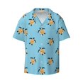thumbnail image 3 of Goofa Turtle Printed Men's Casual Short-sleeved Shirt,Lightweight Breathable Button-down,Summer Casual men's top,Versatile Fashion shirt-Small, 3 of 7