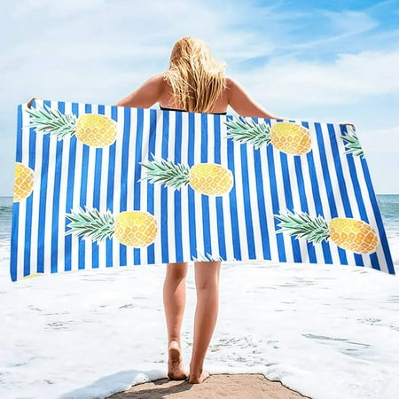 

PhoneSoap Beach Towel Oversized Super Water Absorbent Large Pool Towel Ultra Soft D
