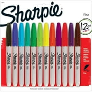 Buy Bulk: Sharpie Permanent Markers, Fine Point, Metallic,12 Count (Case of 12)