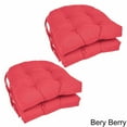 thumbnail image 2 of Blazing Needles  U-shaped 16-inch Dining Chair Cushions (Set of 4) - 16 X 16, 2 of 5