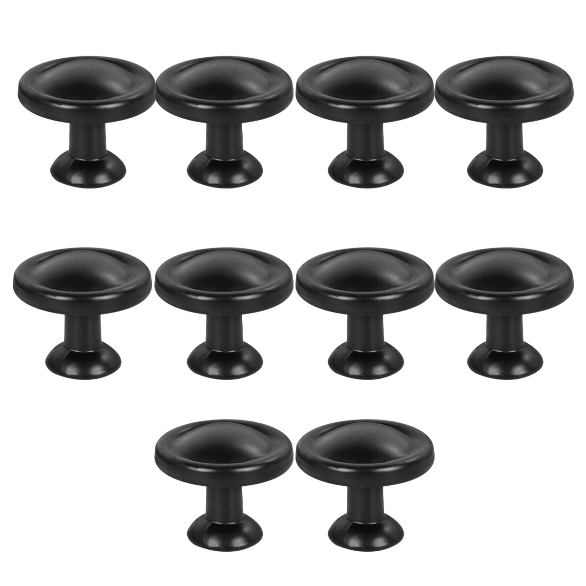 HEMOTON 10pcs Door Round Handles Kitchen Knobs Cupboard