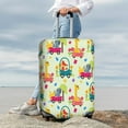 thumbnail image 7 of Honeii Cute Animals driving a car Elastic Luggage Cover, featuring double-sided printing, is the ideal companion for travel, business trips, and daily use(not included suitcase )-Small, 7 of 7