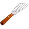 thumbnail image 5 of 4X Espátula de Pescado de Acero Inoxidable, Espátula de Pescado con Manejar de Madera, Espátula de Acero Inoxidable, Espátula de Metal de Cocina para Freír, 5 of 5