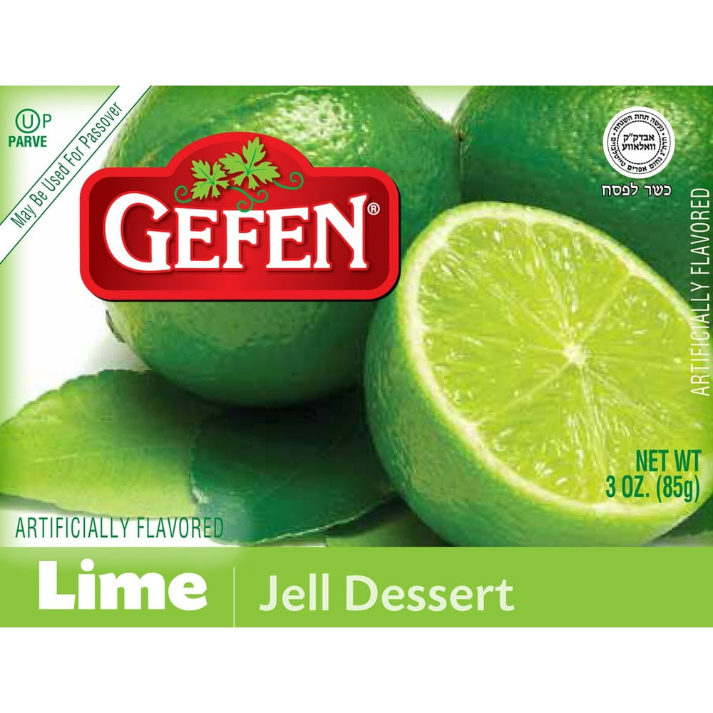 Gefen Kosher Jell Dessert, Lime, 3 Oz