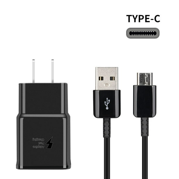 Samsung Cable Micro Tipo C De 15W Cargador Rápido Original Para A10s A20 A30 A50 A11 A51 A71 S7 S8 S9 S10 Plus Note5 Note8 Note9 J4 J5 J6 J7 Prime J8 De Cabeza De Carga Adaptador
