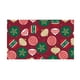 thumbnail image 2 of Rollo de papel de regalo navideño | Papel de regalo festivo con copos de nieve y adornos | Papel kraft de una cara para regalos y manualidades navideñas, 2 of 5