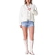 thumbnail image 2 of Chaqueta de mezclilla oversized para mujer INSPIRE CHIC con botones y bolsillos, 2 of 6