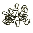 thumbnail image 1 of Abbracc 20pcs Locking Carabiner Clip D Sp Snap Key Chain Hook Screw Gate Hook, 1 of 9