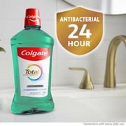 Colgate Total Alcohol Free Mouthwash, Spearmint, 33.8 FL OZ