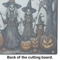 thumbnail image 4 of Witches Spooky Halloween Glass Cutting Board Large 12 in x 15 in, 4 of 5