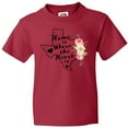 thumbnail image 3 of Inktastic Texas Home is Where the Heart is with Watercolor Floral Youth T-Shirt, 3 of 5