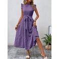 thumbnail image 5 of Women Summer Casual Midi Maxi Dresses Short Sleeve XXL, 5 of 9