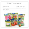 thumbnail image 3 of Lindbes 4 Pack Baby Bath Books Nontoxic Fabric Soft Baby Cloth Books  Early Education Toys Waterproof Baby Books for Toddler  Infants Crinkly Cloth Book Bath Toys for 6 to 12 - 18 Months, 3 of 8