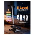 thumbnail image 5 of Mini Stair Stepper for Exercise at Home with Adjustable Handlebar & Resistance Bands,Quiet Compact Stair Stepper Machine,LCD Monitor,Portable Indoor Leg/Glute Cardio Fitness, White, 5 of 8