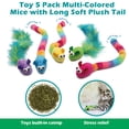 thumbnail image 4 of Pack de 5 plumas de hierba gatera interactivas para gatos Jumpaws, 4 of 7