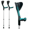 ORTONYX Forearm Crutch (1 Pair) - Ergonomic Handle with Comfy Grip - Adult Size