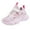 Pink, variant on Girls Sneakers School Sneakers Breathable Running Athletic Shoes Flat Sole Thick Sole Non Slip Comfortable Casual Walking Shoes Lace-up Running Slip-On Tennis Shoe