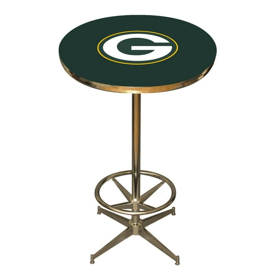 Green Green Bay Packers Pub Table