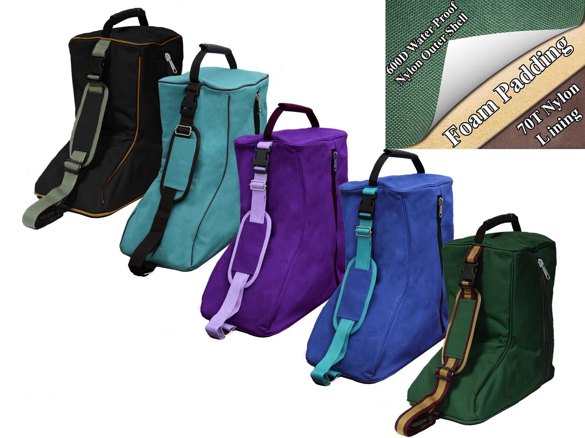 Western Boots Carry Bags 3 Layers Padded