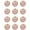 Rose Gold, variant on 12Pcs 1.57'' Christmas Ball Ornaments Christmas Decorations Mirror Reflective Foam Ball Christmas Tree Hanging Ornament Ball Ornaments Xmas Hanging Decoration for Christmas New Year Wedding Party