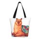 thumbnail image 1 of Balery Cozy Knitting Llama Bolsa de Hombro con Diseño, Bolsa Grande y Duradera, Bolsa Versátil para Compras, 1 of 6