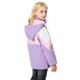 thumbnail image 4 of SYNPOS Child Girls Polar Fleece Jacket+Hardshell Jacket with Detachable Hood,3-13Y, 4 of 14