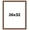 Berry, variant on 26x32 Frame Brown Walnut Gold Ornate Trim Solid Wood Plein Air Picture Frame | 3 Inch Moulding