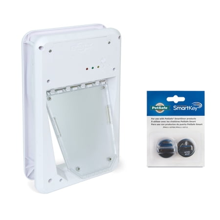 PetSafe Electronic SmartDoor for Cats and Dogs, Programmable Smart Key, Small